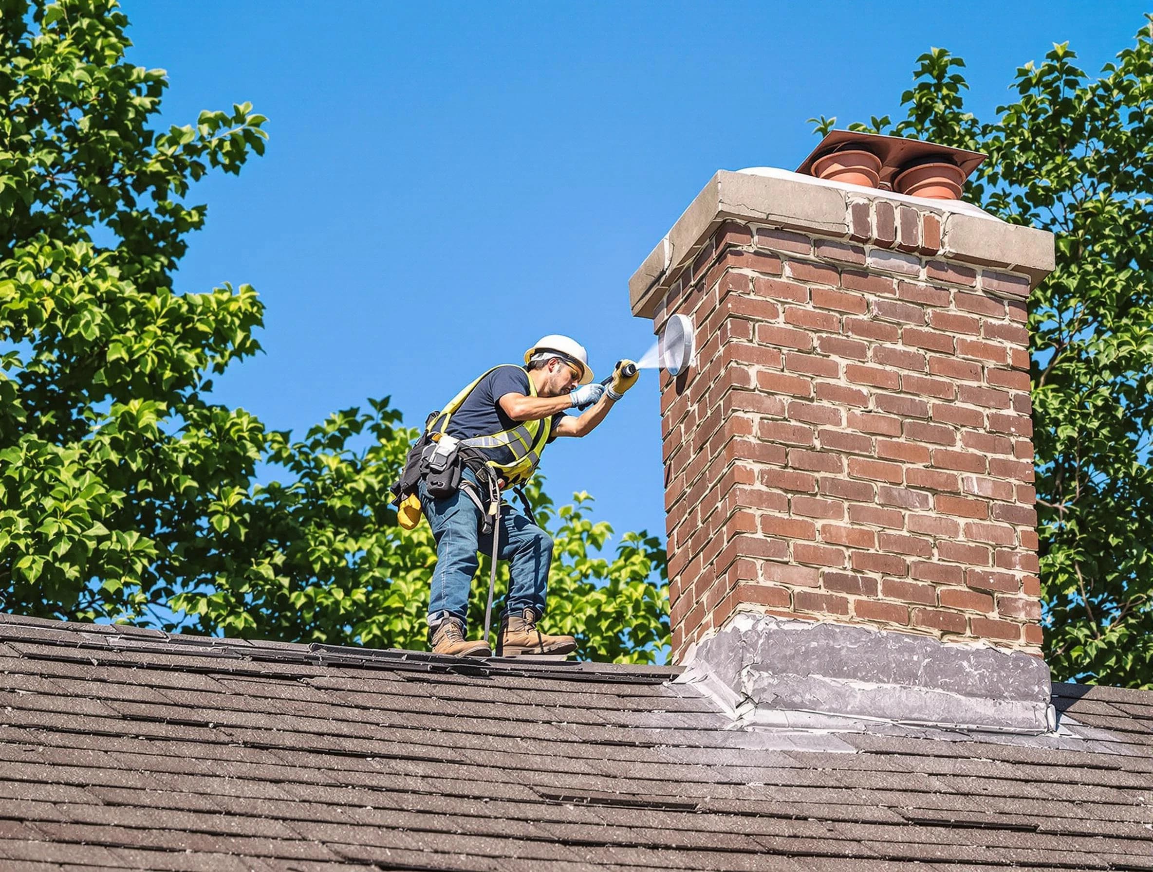 Carnot-Moon Chimney Sweep performing an inspection with advanced tools in Carnot-Moon, PA