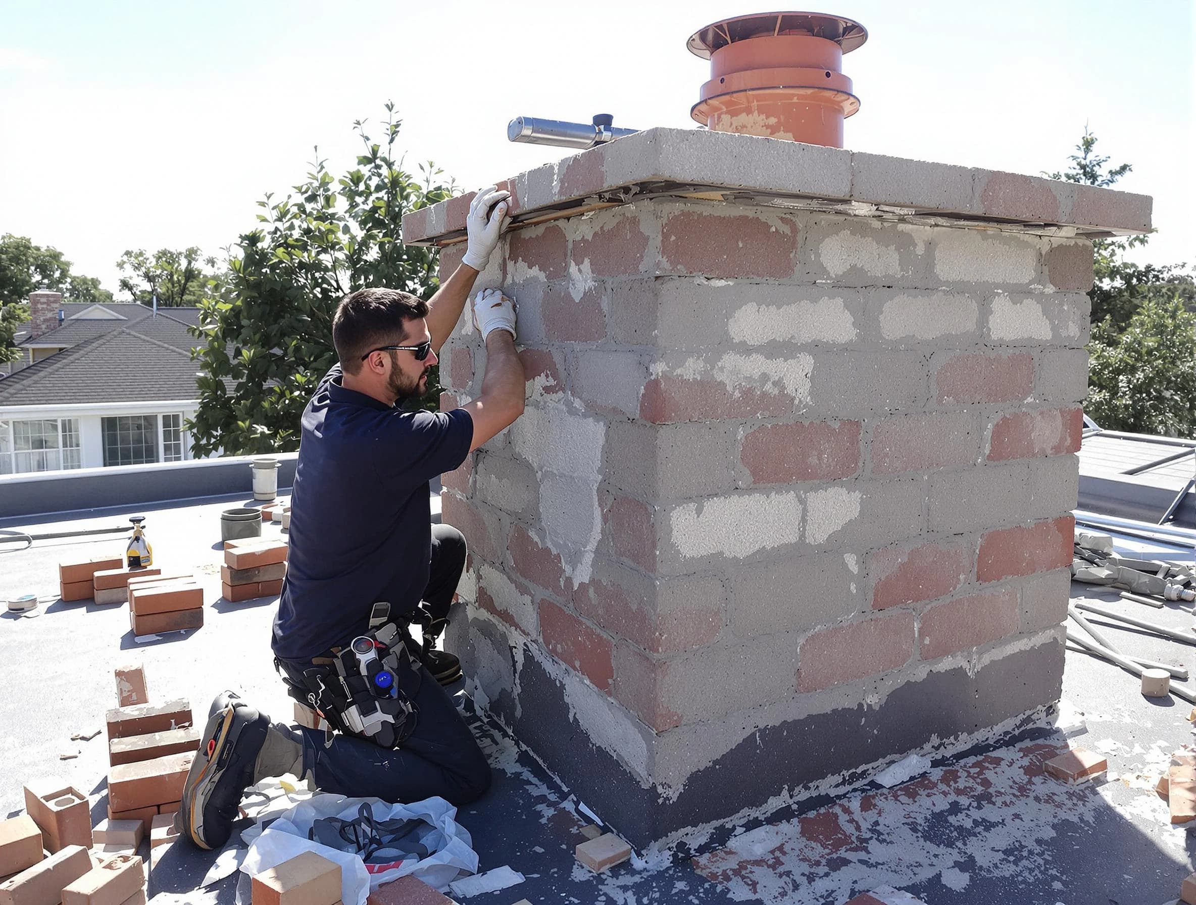 Advanced chimney repair process by Carnot-Moon Chimney Sweep in Carnot-Moon, PA