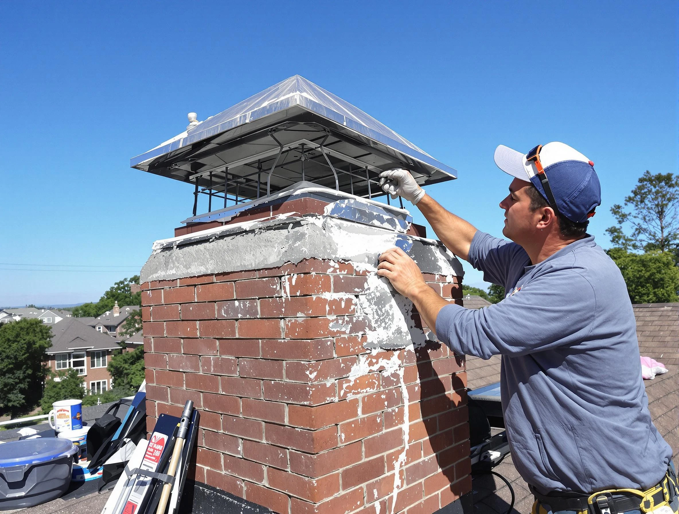 Chimney Crown Services in Carnot-Moon