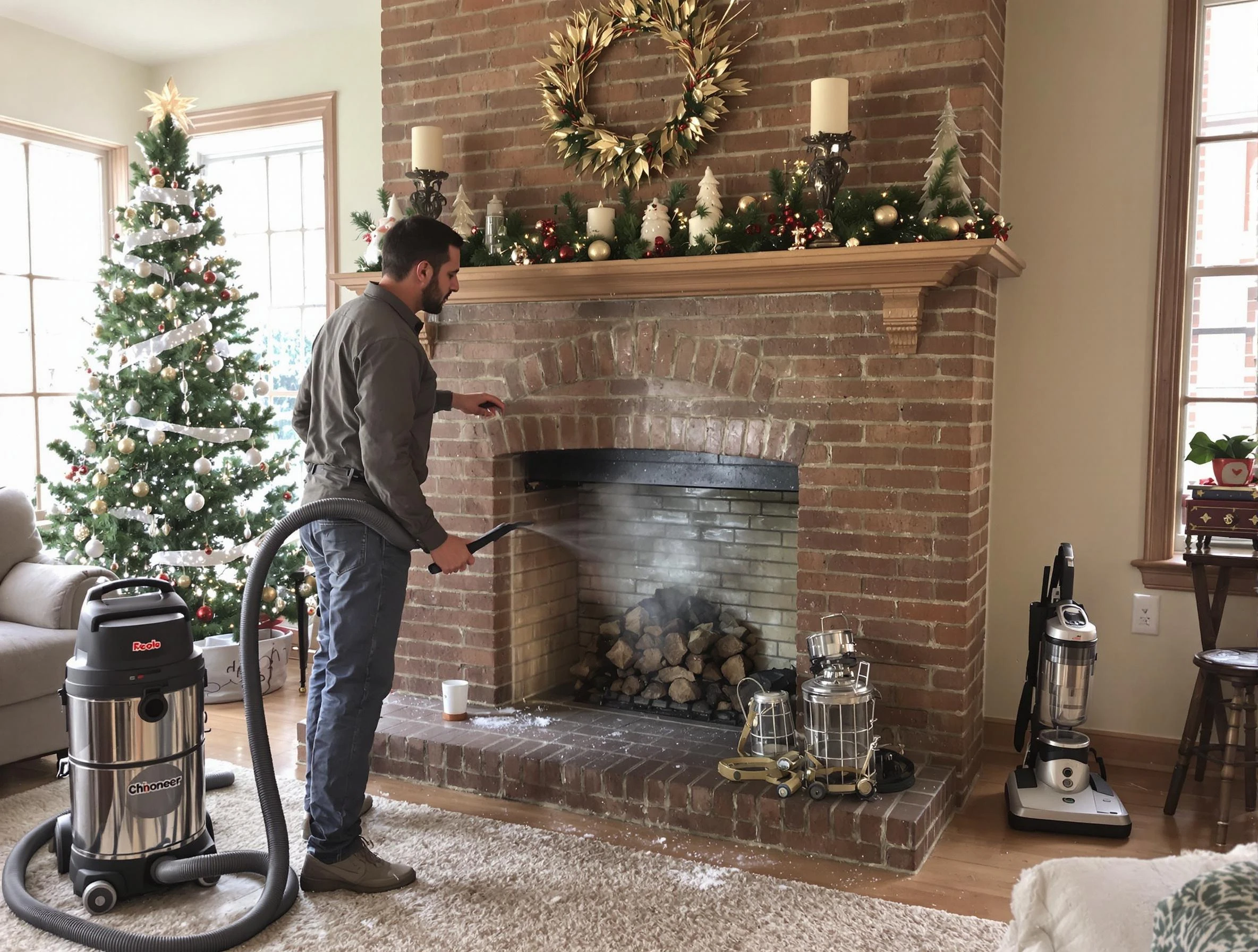 Fireplace Cleaning in Carnot-Moon